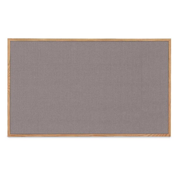 Combo Board, 48"x36", Bronze Frame/White Porcelain & Cork